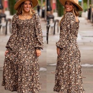 Floral maxi dress